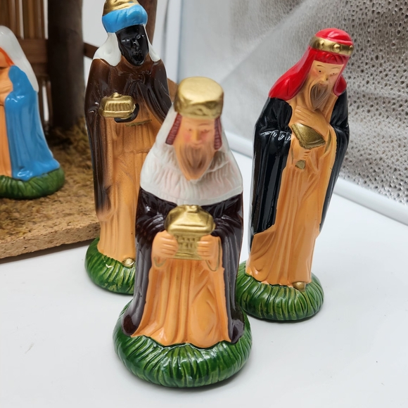 Nativity Set Of  Fisher Price Little People Christmas 2005 Playset Musical Light - Picture 12 of 16